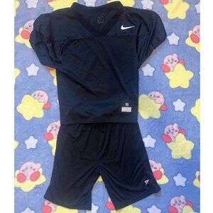 black Nike shirt and shorts athletic set boys size S